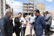 نظارت میدانی مدیرکل راه و شهرسازی استان سمنان بر پروژه های مسکونی و راهسازی شهرستان مهدیشهر