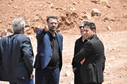 نظارت میدانی مدیرکل راه و شهرسازی استان سمنان بر پروژه های مسکونی و راهسازی شهرستان مهدیشهر