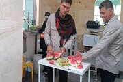 ببینید | پذیرایی موکب فعالان حمل ونقل استان البرز از زائران اربعین حسینی در پایانه مسافربری برکت