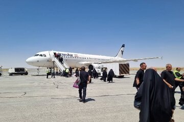 نخستین پرواز مستقیم اراک–نجف «هما» در عملیات اربعین ۱۴۰۵ انجام شد