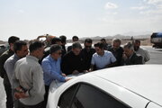 بازدید میدانی مسئولان استان سمنان از روند احداث آزاداره حرم تا حرم
