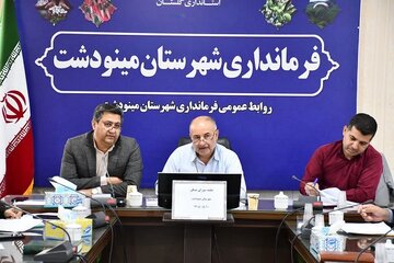 تسریع در اجرای پروژه ۱۷۲ واحدی نهضت ملی مسکن محور جلسه شورای مسکن مینودشت در استان گلستان