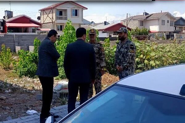 بازدید از اراضی ملی بندر انزلی