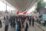 تردد زائرین از پایانه مرزی شهید قاسم سلیمانی(مرز مهران)