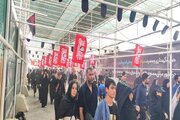 تردد زائرین از پایانه مرزی شهید قاسم سلیمانی(مرز مهران)