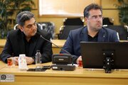 ببینید| نشست مهندس بازوند، مدیرعامل شرکت ساخت و توسعه با سردار ناظر مدیرعامل بنیاد تعاون فراجا، سرمایه‌گذاران آزادراه‌های قم–راهجرد و راهجرد–اراک