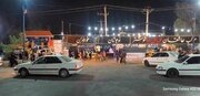 برپایی موکب عاشقان عباس (ع) شوشتر در ایستگاه راه‌آهن شوشتر