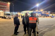 ببینید|بازدید شبانه داریوش باقرجوان مدیر کل  راهداری و حمل و نقل جاده ای استان البرز از پایانه مرزی برکت و روند خدمات رسانی به زائران اربعین حسینی
