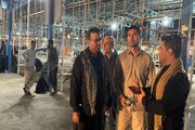 ببینید|بازدید شبانه داریوش باقرجوان مدیر کل  راهداری و حمل و نقل جاده ای استان البرز از پایانه مرزی برکت و روند خدمات رسانی به زائران اربعین حسینی