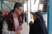 ببینید|بازگشت زائران اربعین حسینی از پايانه مرزی مهران به استان البرز