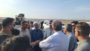 ببینید| بازدید استاندار، معاون عمرانی و مدیر کل راه و شهرسازی سیستان و بلوچستان از روند اجرای بزرگراه زاهدان–خاش