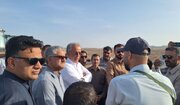 ببینید| بازدید استاندار، معاون عمرانی و مدیر کل راه و شهرسازی سیستان و بلوچستان از روند اجرای بزرگراه زاهدان–خاش