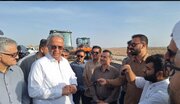 ببینید| بازدید استاندار، معاون عمرانی و مدیر کل راه و شهرسازی سیستان و بلوچستان از روند اجرای بزرگراه زاهدان–خاش
