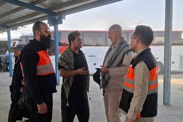 تداوم خدمت‌رسانی راهداران خراسان جنوبی به زائران اربعین حسینی(ع) در مرز مهران