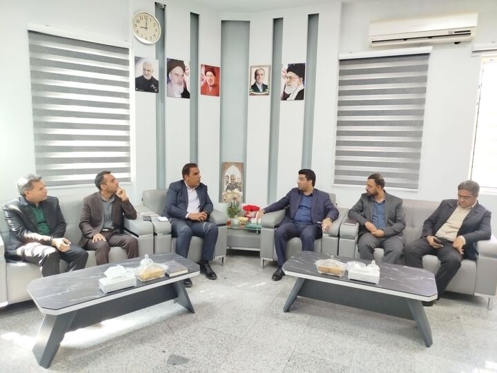 برگزاری آیین تکریم رئیس پیشین و معارفه رئیس جدید اداره راه و شهرسازی شهرستان کوهبنان