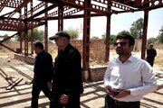 ببینید| بازدید سید محسن موسوی زاده نماینده اهواز و روح اله عمادی مدیر کل راه و شهرسازی به همره اسماعیلی زاده فرماندار از پروژه ساختمان فرمانداری باوی