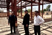 ببینید| بازدید سید محسن موسوی زاده نماینده اهواز و روح اله عمادی مدیر کل راه و شهرسازی به همره اسماعیلی زاده فرماندار از پروژه ساختمان فرمانداری باوی