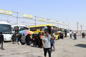 سهم مرزهای خوزستان از تردد زائران کشور به ۳۶ درصد رسید