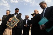 ببینید| بازدید مهندس بازوند،مدیرعامل شرکت ساخت و توسعه زیربناهای حمل و نقل کشور از محورهای خلعت آباد - کبودر آهنگ و کبودر آهنگ-سوباشی در استان همدان