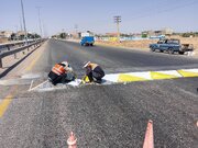 ببینید | اجرای عملیات آشکارسازی سرعت‌کاه در محور قزوین–همدان محدوده تاکستان با هدف ارتقای ایمنی و آماده‌سازی مسیر برای تردد زائران اربعین حسینی توسط راهداران تاکستان در استان قزوین