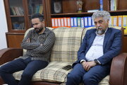 ببینید | بازدید مدیرکل راه و شهرسازی خوزستان از خبر گزاری ایرنا خوزستان به مناسبت روز خبرنگار
