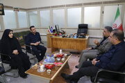 ببینید | تجلیل مدیرکل راه و شهرسازی خوزستان از خبرنگاران صدا و سیمای مرکز خوزستان به مناسبت روز خبرنگار
