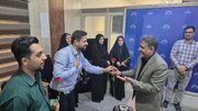 ببینید | تجلیل مدیرکل راه و شهرسازی خوزستان از خبرنگاران صدا و سیمای مرکز خوزستان به مناسبت روز خبرنگار
