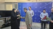 ببینید | تجلیل مدیرکل راه و شهرسازی خوزستان از خبرنگاران صدا و سیمای مرکز خوزستان به مناسبت روز خبرنگار