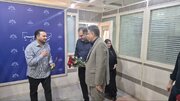 ببینید | تجلیل مدیرکل راه و شهرسازی خوزستان از خبرنگاران صدا و سیمای مرکز خوزستان به مناسبت روز خبرنگار