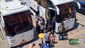 جابه جایی ۱۷ هزار و ۸۱۳ زائر اربعین با ناوگان حمل ونقل عمومی استان زنجان