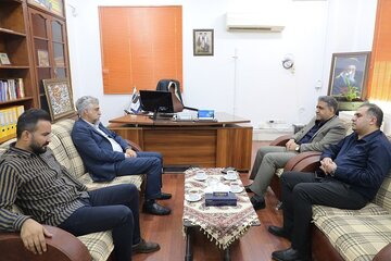 ببینید | بازدید مدیرکل راه و شهرسازی خوزستان از خبر گزاری ایرنا خوزستان به مناسبت روز خبرنگار
