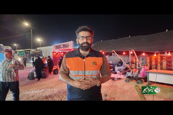 ️ویدیو | فعالیت ایستگاه «پویش چشم به راهیم» در پایانه مرزی خسروی، همزمان با موج بازگشت زائران اربعین حسینی