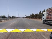 ببینید | آشکارسازی سرعتکاه در محور تاکستان_اقبالیه محدوده کهک توسط راهداران تاکستان در استان قزوین
