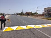 ببینید | آشکارسازی سرعتکاه در محور تاکستان_اقبالیه محدوده کهک توسط راهداران تاکستان در استان قزوین