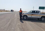 خدمت رسانی گشت‌های راهداری خراسان جنوبی در مسیر تردد زائران حرم رضوی