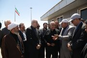 ببینید| بازدید مدیرعامل شرکت ساخت و توسعه زیربناهای حمل و نقل کشور از پایانه مرزی لطف‌آباد