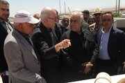 ببینید| بازدید  مدیرعامل شرکت ساخت و توسعه زیربناهای حمل و نقل کشور از پایانه مرزی لطف‌آباد