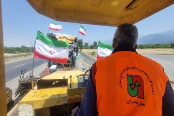 اجرای طرح راهداری محوری در محورهای شریانی مازندران