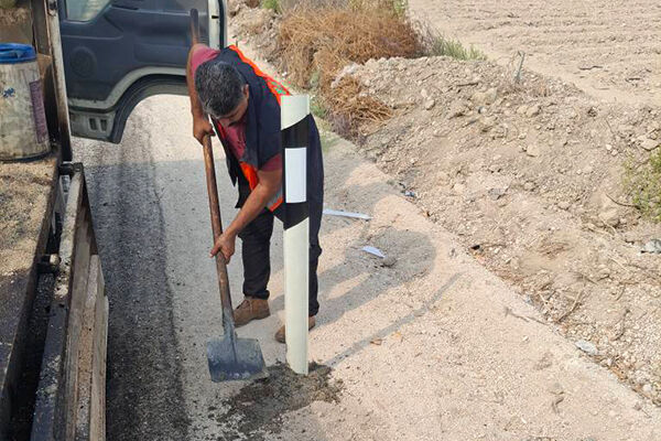تجهیسز محورهای مواصلاتی غرب استان