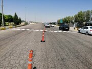 ببینید/ آشکارسازی سرعتکاه‌های محور بوئین زهرا_دانسفهان توسط راهداران بوئین زهرا در استان قزوین