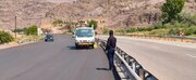 ببینید/ اجرای عملیات خط‌کشی در آزادراه قزوین–رشت توسط اداره‌کل راهداری و حمل‌ونقل جاده‌ای استان قزوین