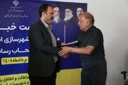 تجلیل مجتبی دائی‌دائی، مدیرکل راه و شهرسازی استان قزوین، از اصحاب رسانه