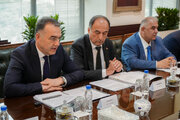 ببینید | دیدار وزیر راه و شهرسازی ایران با وزیر حمل و نقل کشور تاجیکستان