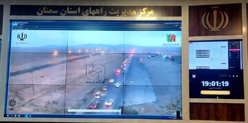 ترافیک پرحجم و آمادگی کامل راهداران سمنان در کریدور مشهد تهران