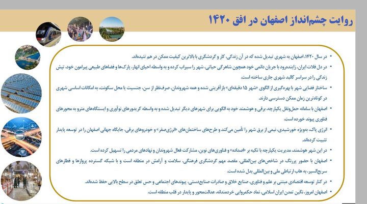 پایان چهار دهه انتظار برای نقشه راه ۱۴۲۰  کلان‌شهر اصفهان