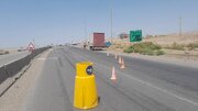 ببینید/ اجرای عملیات آشکارسازی سرعتکاه در محور قدیم قزوین_رشت توسط راهداران کوهین در استان قزوین