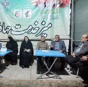 ببینید| برپایی پنجمین میز خدمت اداره کل راه و شهرسازی سیستان و بلوچستان در 168 شب از تجمعات مردم زاهدان