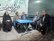ببینید| برپایی پنجمین میز خدمت اداره کل راه و شهرسازی سیستان و بلوچستان در 168 شب از تجمعات مردم زاهدان