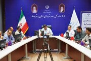 نشست خبری مدیر کل راه و شهرسازی استان بوشهر با اصحاب رسانه.