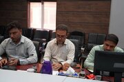 نشست خبری مدیر کل راه و شهرسازی استان بوشهر با اصحاب رسانه.